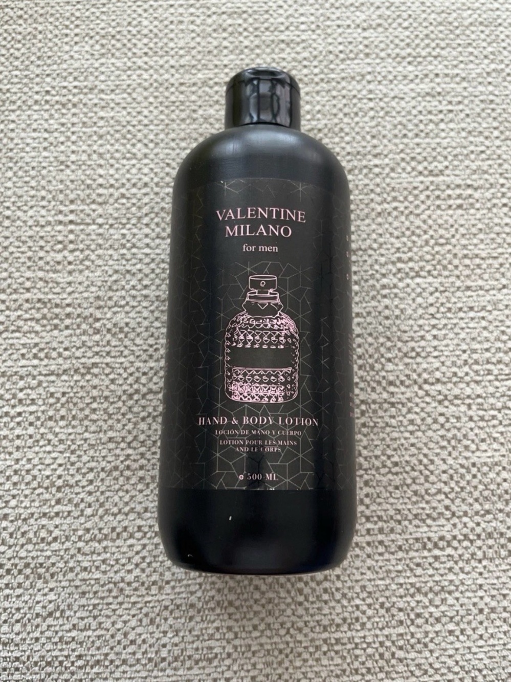 Valentine Milano Hand‎ & Body Lotion for Men, Hydrating Moisturizer 500mL